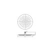 Brushed Brass Single Outlet Wall Mounted Thermostatic Mixer Shower - Arissa
