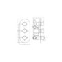 Chrome 3 Outlet  Wall Mounted Thermostatic Mixer Shower Set With Hand Shower and Pencil Bath Filler Spout - Arissa