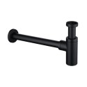 ARIMB020 Black Round Basin Bottle Trap - Arissa