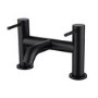 Black basin tap and bath filler tap pack - Arissa