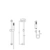 Black Single Outlet Thermostatic Mixer Shower with Hand Shower - Arissa