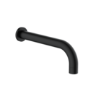 GRADE A1 - Matt Black Wall Mounted Bath Spout - Arissa