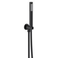 GRADE A1 - Matt Black Hose with Wall Bracket - Arissa