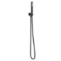 Matt Black 2 Outlet Wall Mounted Thermostatic Mixer Shower Set With Hose - Arissa