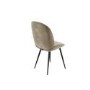 Oval White Marble Gloss Pedestal Dining Table with 6 Dining Chairs in Mink Velvet