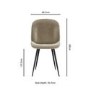 Oval White Marble Gloss Pedestal Dining Table with 6 Dining Chairs in Mink Velvet
