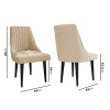 Aura Round Black Gloss Dining Table with 4 Cream Velvet Dining Chairs
