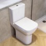 Close Coupled Rimless Open Back Comfort Height Toilet with Soft Close Seat - Austin