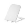 1100mm Beige Left Hand Toilet and Sink Unit with Square Toilet and Chrome Fittings - Bali