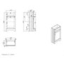400mm Beige Freestanding Cloakroom Vanity Unit with Basin - Baxenden