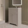 600mm Beige Freestanding Vanity Unit with Basin – Baxenden