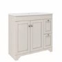 900mm Beige Freestanding Vanity Unit with Basin – Baxenden