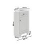Grade A1 - 580mm White Corner Vanity Unit - Baxenden