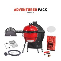 Kamado Joe Big Joe II Charcoal BBQ with Adventurer Pack