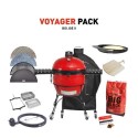 BUN/BJ24RHC/97140 Kamado Joe Big Joe II Charcoal BBQ with Voyager Pack