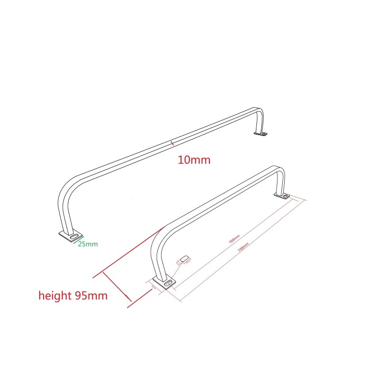 Grade A1 - White Square Wall Hung Double Basin with Brass Rack 800mm - Bowen