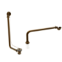 ONLY OPENED - Brushed Bronze Exposed Bath Waste & Brushed Bronze Exposed Bath Trap - Park Royal