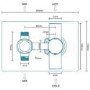 Dual Outlet Concealed Thermostatic Shower Valve With Diverter - EcoStyle