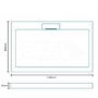 GRADE A1 - Expressions 1200 x 800 Rectangular Shower Tray