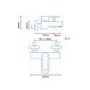 Annabella Wall Mounted Bath Shower Mixer- NO RAIL KIT
