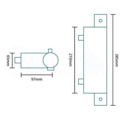 Premium Thermostatic Bar Shower Mixer - Montroc