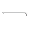 Chrome Dual Outlet Wall Mounted Thermostatic Mixer Shower  with Hand Shower &amp; Overflow Bath Filler - Cube