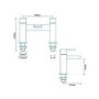 Quadra Waterfall Basin and Bath Tap Pack
