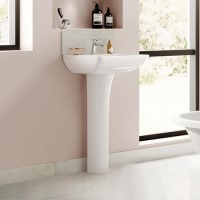 Grade A1 - Rectangular Pedestal Basin 500mm - Voss
