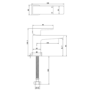 ONLY OPENED - Chrome Cloakroom Mono Basin Mixer Tap - Zana