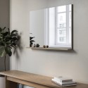 BUN/BeBa_17582/90943 Rectangular Oak Mirror With Shelf 65 x 90cm - Boston