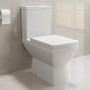 Grade A1 - Close Coupled Toilet with Soft Close Seat - Tabor