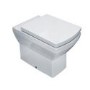 Grade A1 - Back to Wall Toilet with Soft Close Seat - Tabor