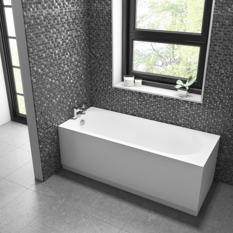 ONLY OPENED - Alton Round Single Ended Bath - 1800 x 800mm