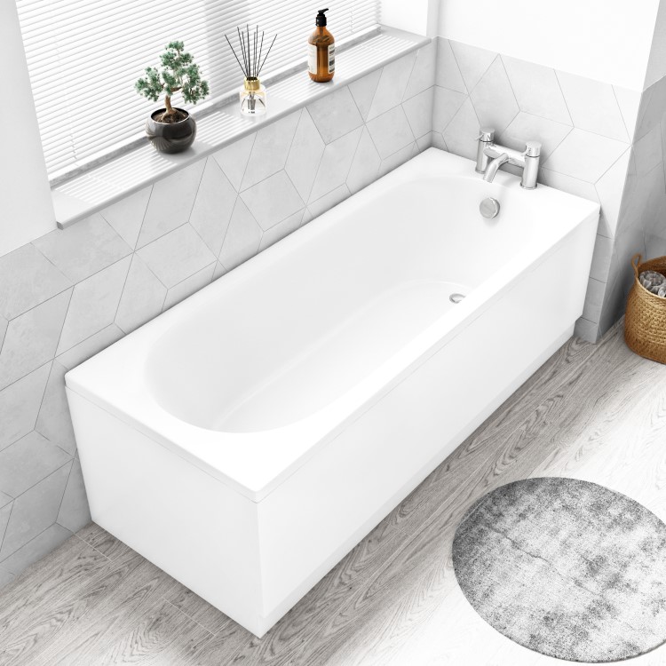 ONLY OPENED - Alton Round Single Ended Bath - 1800 x 800mm