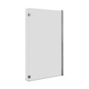 A1/LOMACHSC GRADE A1 - Lomax L Shape 1450mm 6mm Chrome Bath Screen