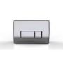 Grade A1 - Chrome Pneumatic Flush Plate with 1170mm Pneumatic Frame & Cistern - Elira