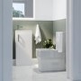 ALMOST PERFECT - 400mm White Cloakroom Freestanding Vanity Unit with Basin and Chrome Handle - Ashford
