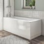 GRADE A1 - 1700mm White Gloss Bath Front Panel - Ashford