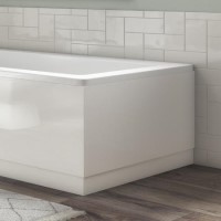 700mm Wooden White Gloss Bath End Panel - Ashford 700mm Wooden White Gloss Bath End Panel - Ashford
