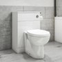 GRADE A1 - 500mm x 300mm White Back to Wall Toilet Unit Only - Classic