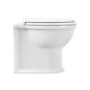 1100mm White Toilet and Sink Unit with Traditional Toilet - Baxenden
