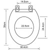 GRADE A1 - Park Royal PP White Soft Close Seat