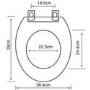 GRADE A2 - Park Royal PP White Soft Close Seat
