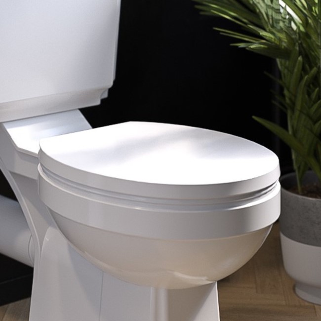 GRADE A1 - Park Royal PP White Soft Close Seat