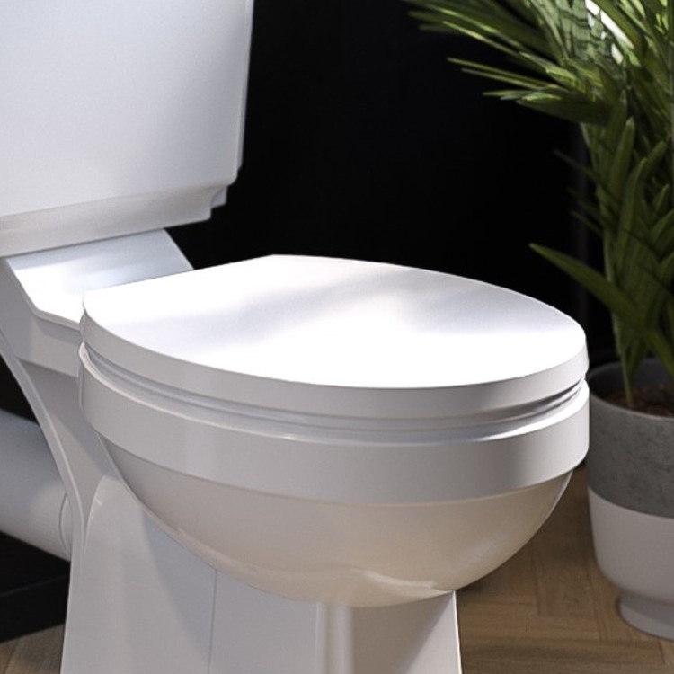 GRADE A2 - Park Royal PP White Soft Close Seat