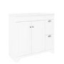 ONLY OPENED - Baxenden 900mm Matt White Floorstanding Vanity Unit