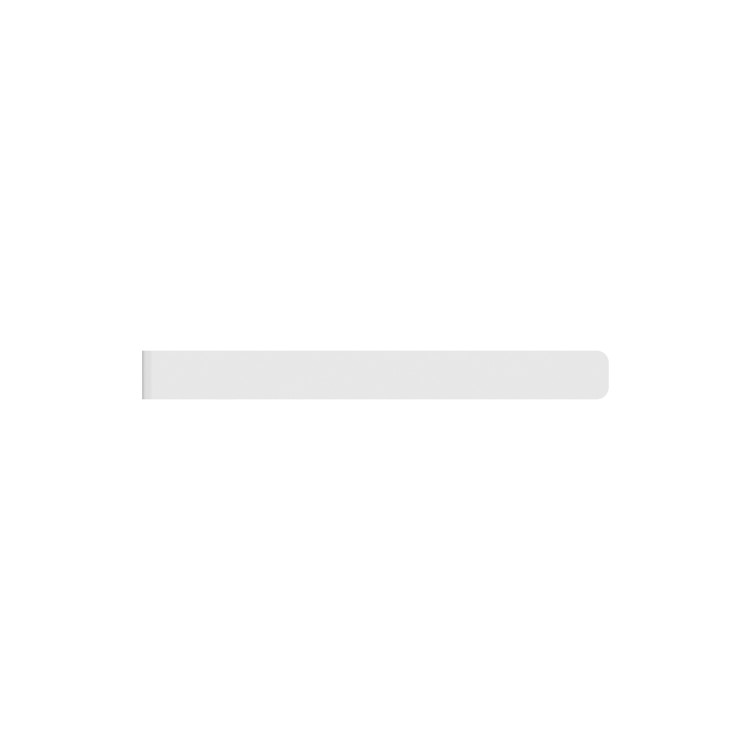 ONLY OPENED - White Vertical Single Panel Radiator with Towel Bar 1600 x 360mm - Margo