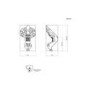 Freestanding Double Ended Back to Wall Bath with Black Feet - 1700 x 745mm - Park Royal