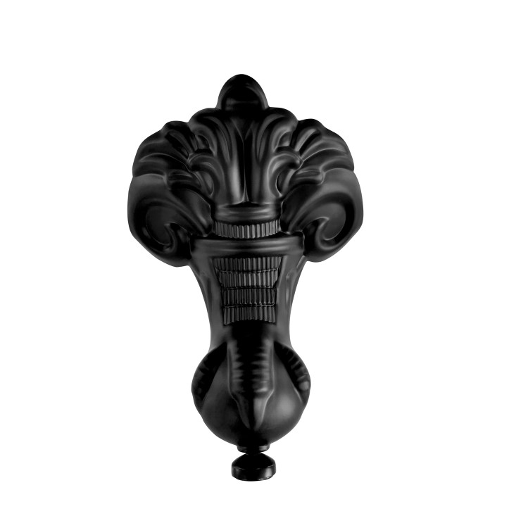 Freestanding Single Ended Roll Top Slipper Bath with Black Feet 1555 x 725mm - Park Royal