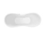 Freestanding Double Ended Roll Top Bath with Black Feet 1750 x 740mm - Park Royal